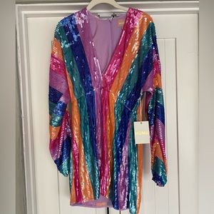 Show Me Your MuMu Sequin Kidman Mini Dress